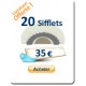 20 Sifflets Rossignol